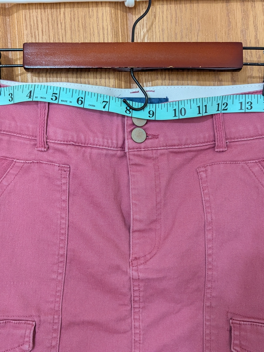 Democracy Rose Pink High-Rise Cargo Skirt - Picture 5 of 5